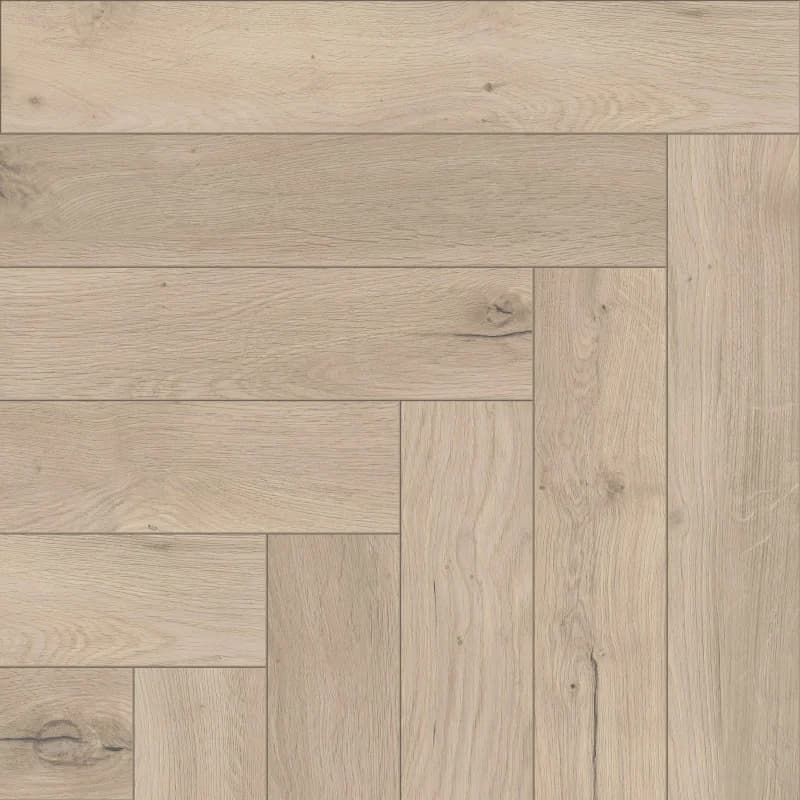 Vinylová podlaha COREtec Forest Herringbone s realistickou kresbou dreva, dizajnová fotografia povrchu