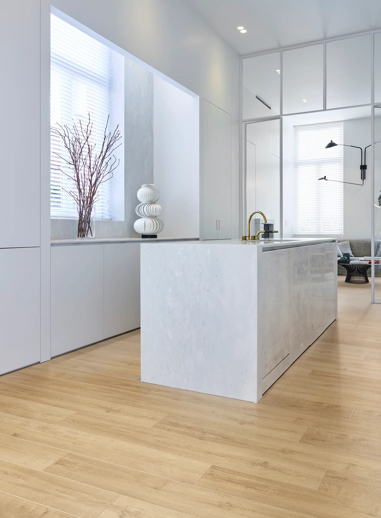 Vinylová podlaha COREtec Rustled Oak 50 v interiéri