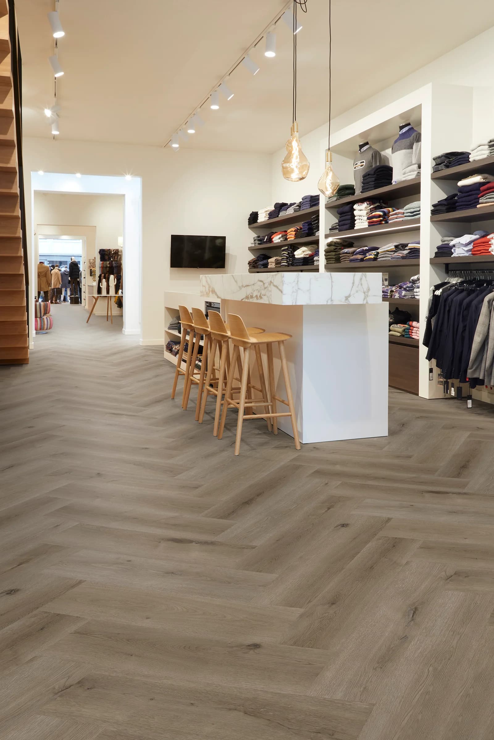 Vinylová podlaha COREtec Texas Oak H86 v interiéri
